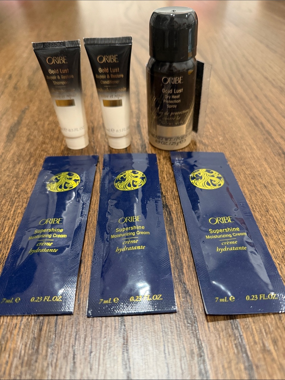 Oribe Supershine Moisturizing Cream & Gold Lust Travel Set